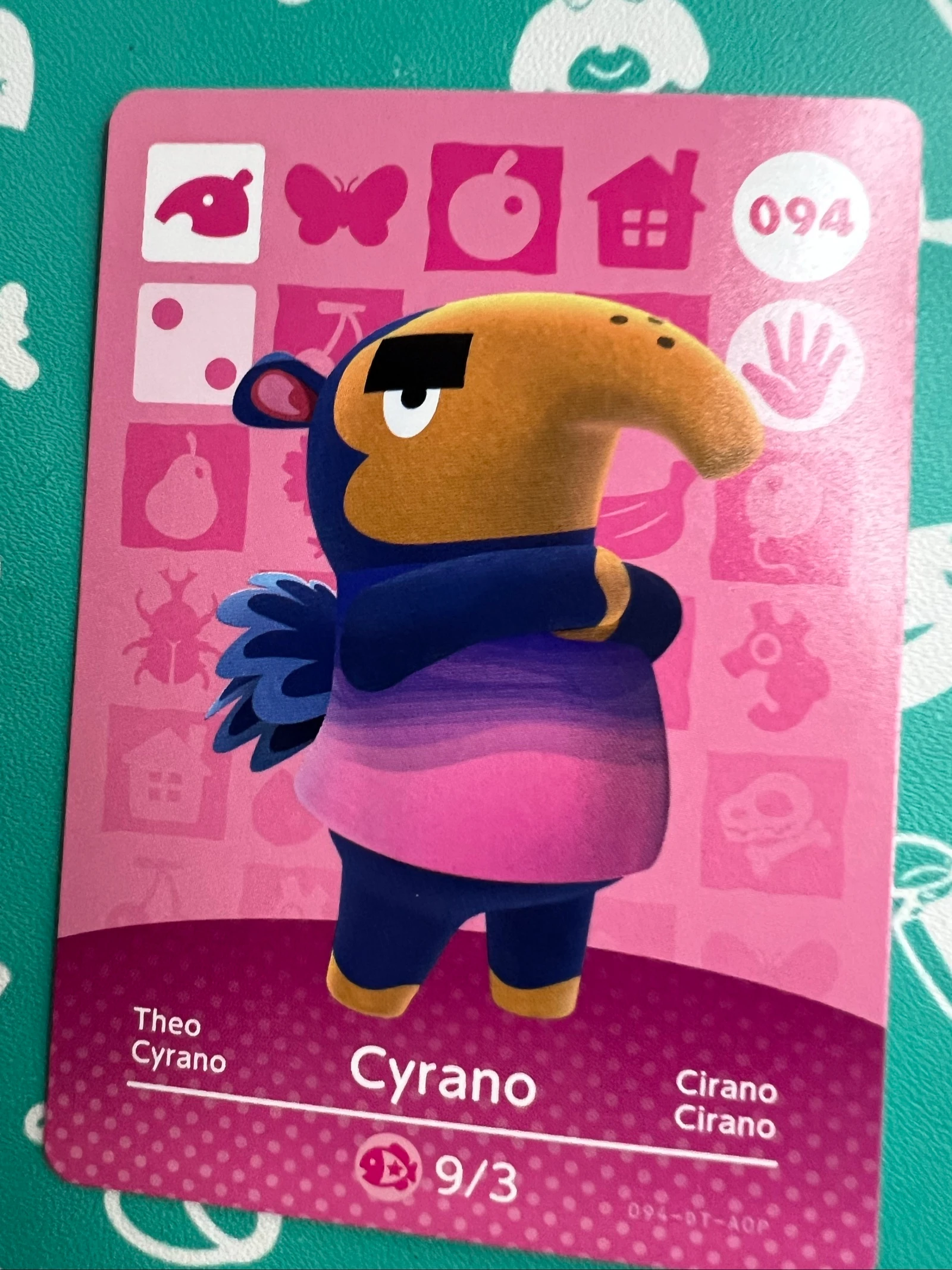 Carte amiibo de Cyrano 094